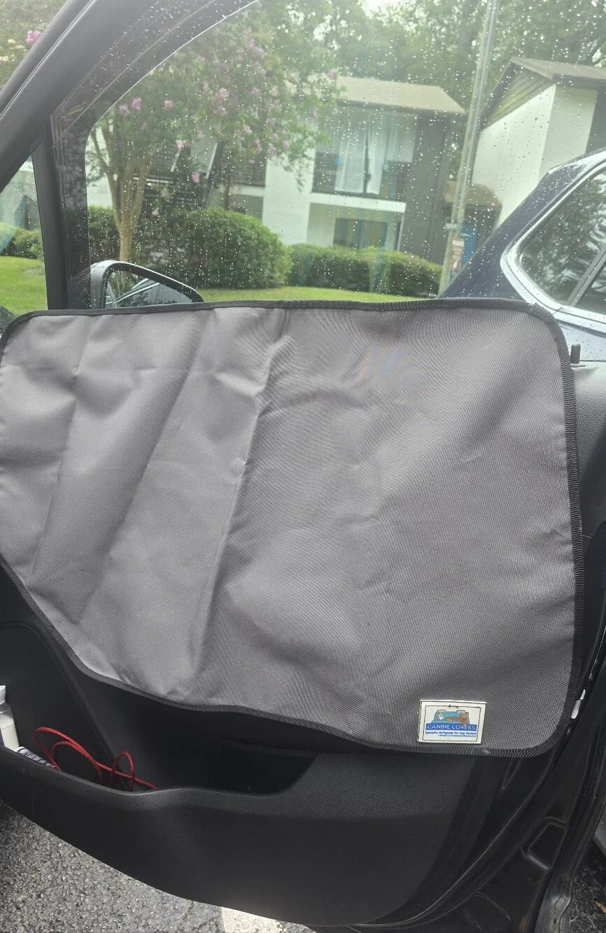 Canine Covers Dog Window Door Cover - Gray